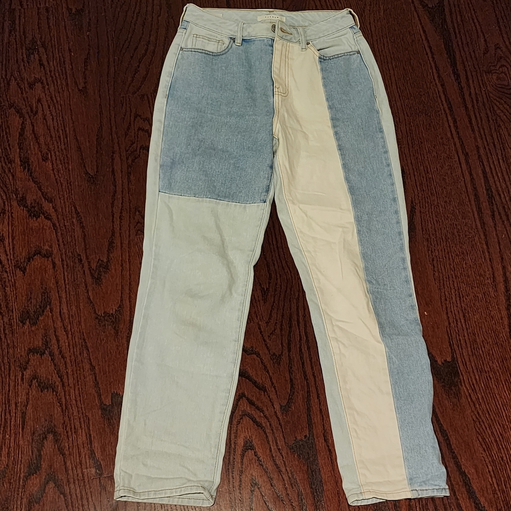 Pacsun Mom Jeans Patchwork - image 7
